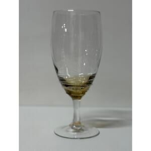 NEW Amber Swirl Goblet - Elegant Glassware- KK500
